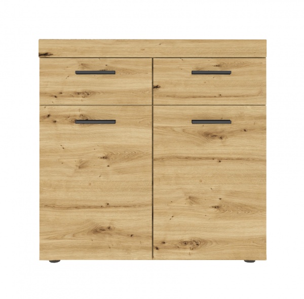 Комод SOKME 2Д/2Ш Фокус дуб артизан/дуб артизан 