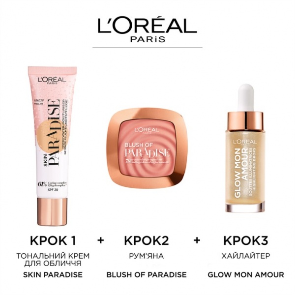 Румяна L'Oreal Paris Skin Paradise Blush Of 03 Mellon Dollar Baby 9 г