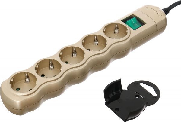 Удлинитель Expert Power с заземлением 5 гн. бронза 3 м BNG-SS5NSGR-3G10M3-B;BNG-SS5SGR- 