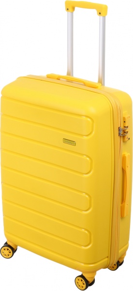 Чемодан 66 л желтый XY22100 60х42х26 ABS 