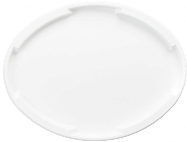 Кришка Poliplast для овального відра 10л білий 