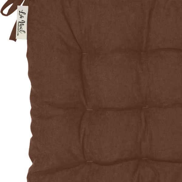 Подушка на стул BONA 40х40 темно-коричневый La Nuit