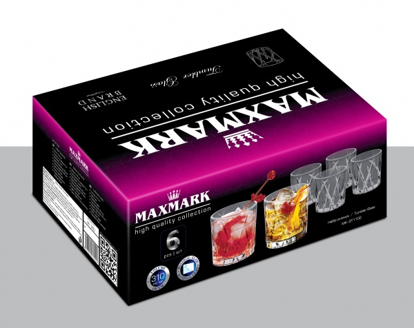 Набор стаканов низких MK-GT1102 310 мл 6 шт. Maxmark 