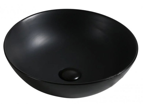 Умывальник Koller Pool Aqua matte black 40x40 см AQA-400-MB