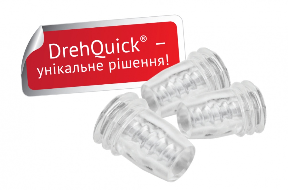Елемент кріплення для ПВХ-листів DrehQuick® комплект 18 шт. трапеціяхвиля прозорий
