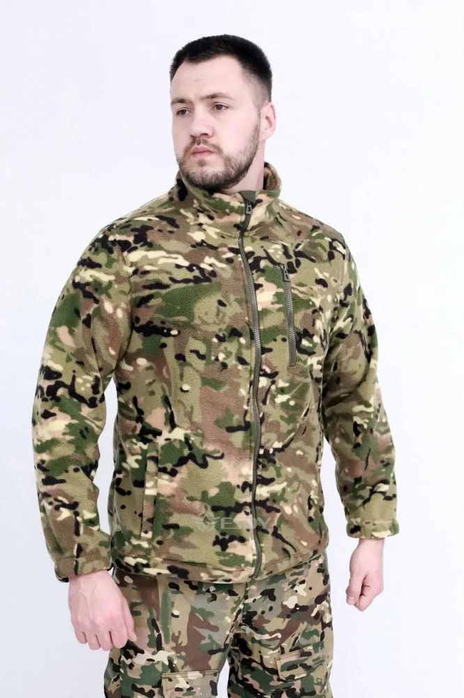 Кофта ESDY флисовая тактическая, JA-04 р.3XL мультикам