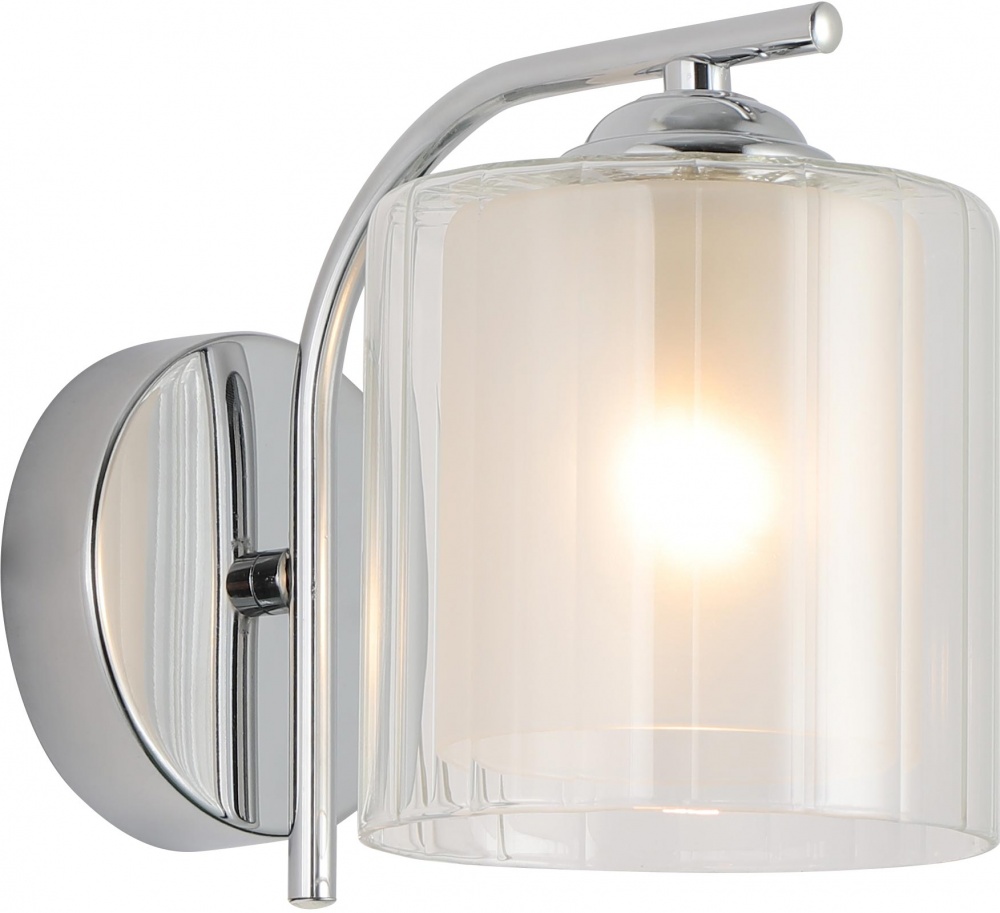 Светильник настенный Sensio Serpens 40 Вт E27 прозрачный/хром ALG-07491/1W