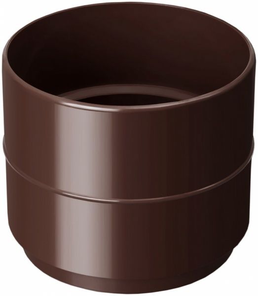 Муфта трубы RAINWAY Rainway коричневая 100 мм коричневый 