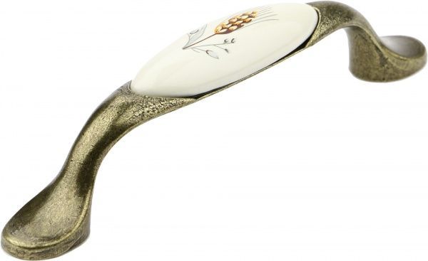 Меблева ручка DP 195AB/MLK колосок 96 мм латунь DC