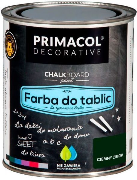 Фарба грифельна PRIMACOL DECORATIVE грифельна зелений 0,75 л 0,9кг