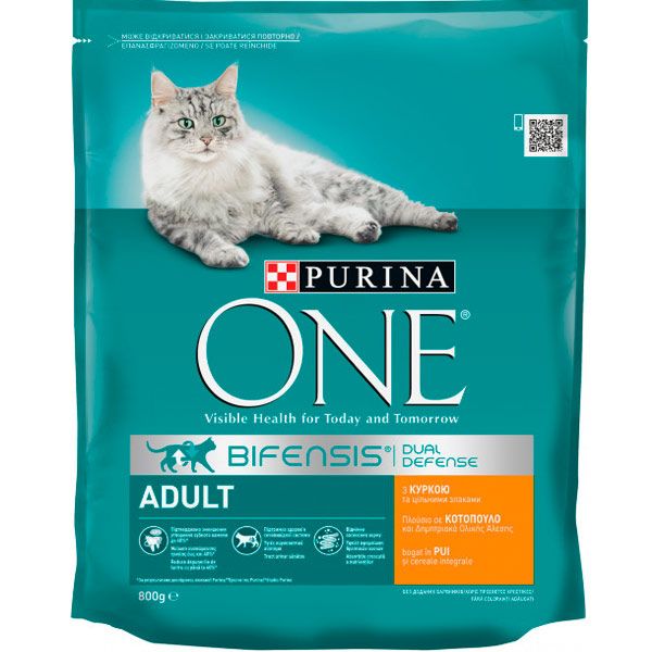 Корм Purina One Adult з куркою та злаками 800 г