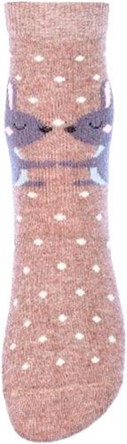 Носки детские Giulia KSL-024 MELANGE calzino-beige melange р.18 коричневый 