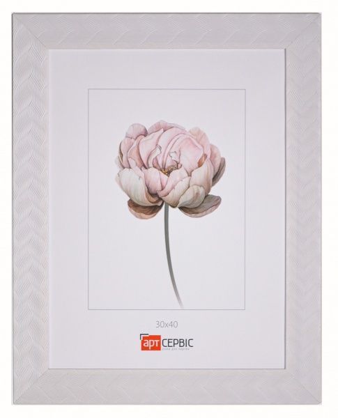 Рамка для фото Арт-Сервіс ЭА-01705 30х40 см белый/белый 