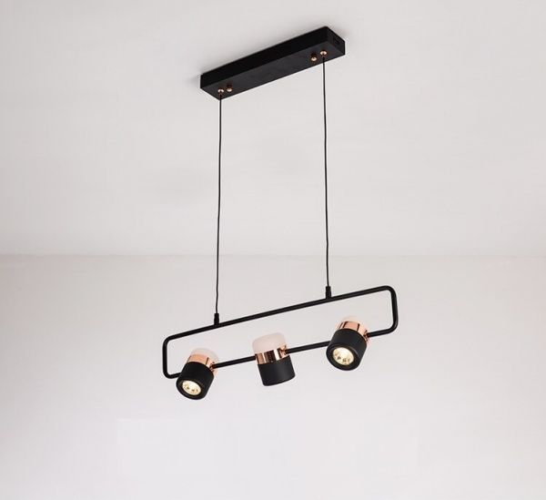 Підвіс Altalusse INL-5113P-15 SMD LED 15 Вт чорний/золото 