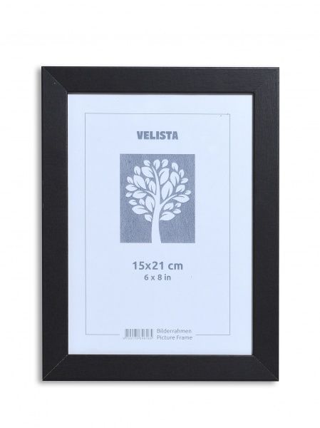 Рамка для фотографии со стеклом Velista 20BW-86888v 15x21 см черный 