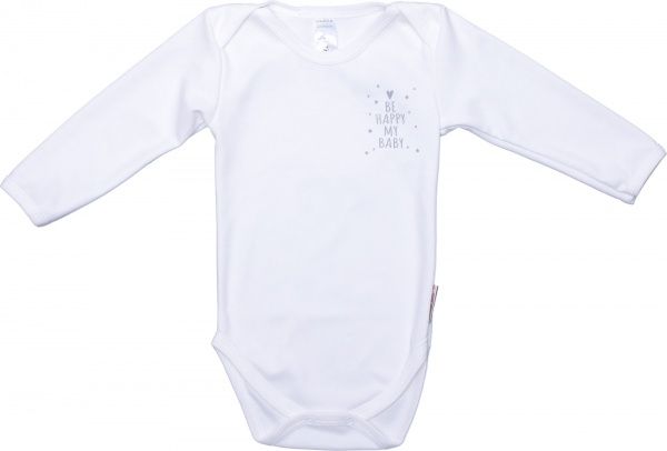 Боді дитяче унісекс Bambinelli Be happy р.74 молочний 