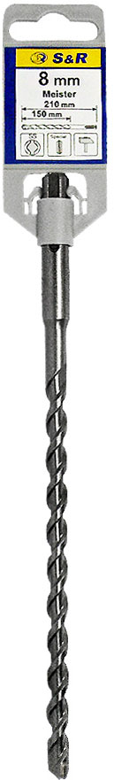 Бур S&R Meister SDS-plus 8x210 мм 200008210