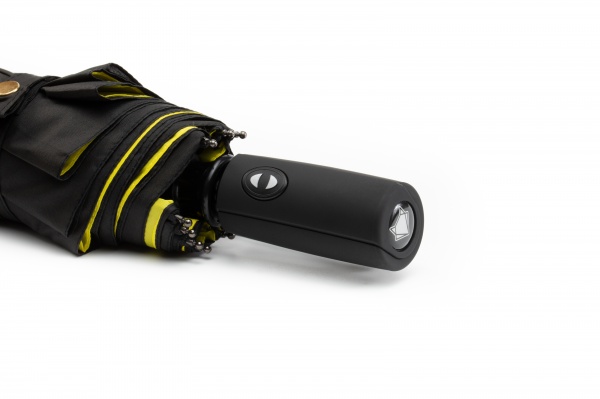 Парасолька KRAGO з подвійним куполом жовта чорно-жовтий 