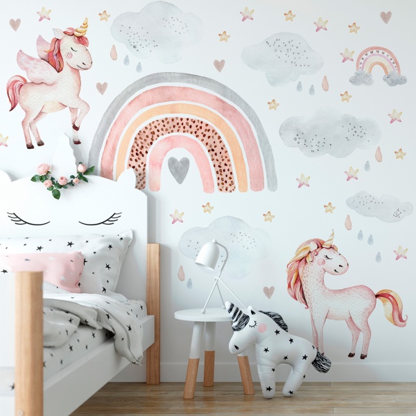 Стікери-патерни Lipastick Веселка 120х80 см 15082131