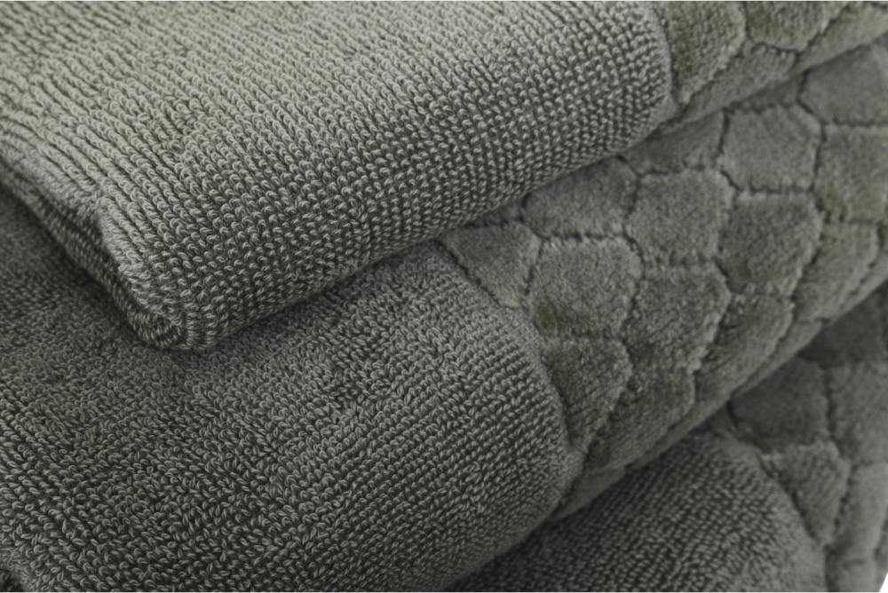 Рушник махровий VELOUR CELLS 50x90 см зелений La Nuit