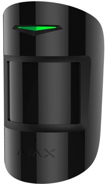 Беспроводной датчик движения и разбития стекла Ajax CombiProtect black