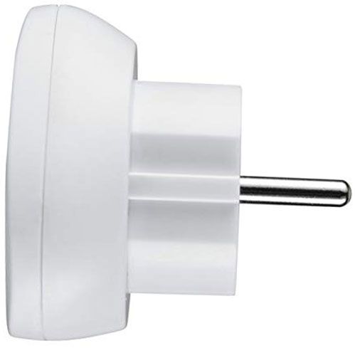 Адаптер туристический Electraline Australia to Europe с заземлением 1 гн. белый 70060