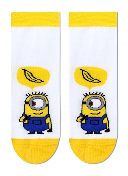 Носки женские Брестские 1124 Minions (средней длины) 310 р. 25 белый 1 пар 