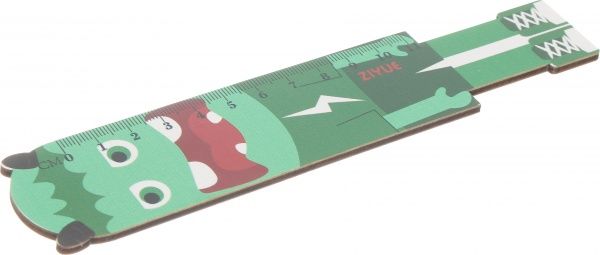 Линейка Зомби зеленый 11 см