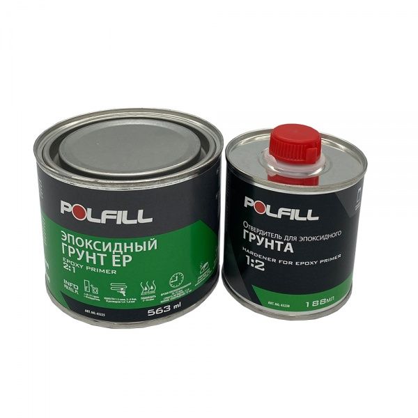 Ґрунт Polfill епоксидний 2:1 375 мл + затверджувач 188 мл 