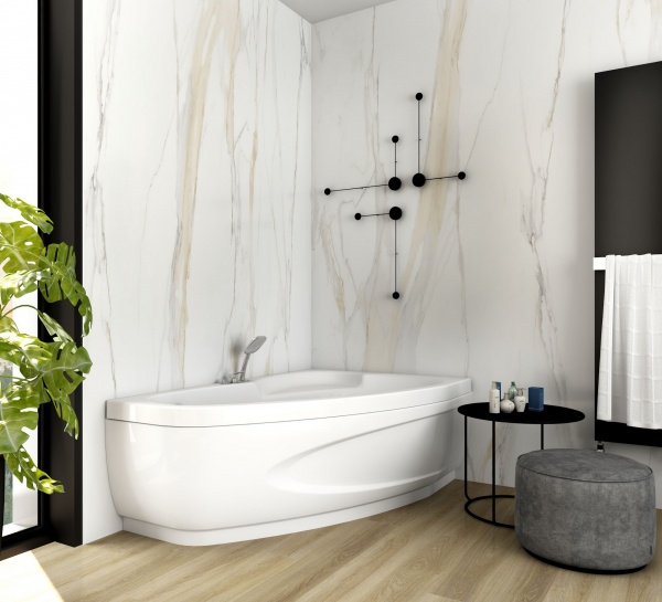 Ванна акриловая WGT Rialto Сomo R 170х100 см 