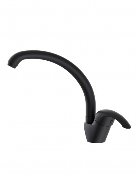 Смеситель для кухни Aqua Rodos Аero black 90100