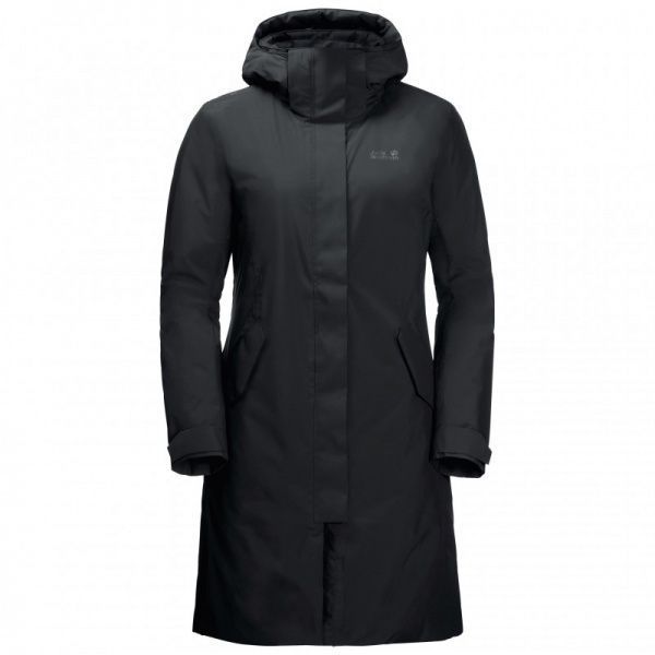 Полупальто Jack Wolfskin COLD BAY COAT W 1113031-6350 S темно-серый — фото 1