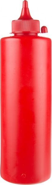 Пляшка для соусів червона 700 мл Д070КР