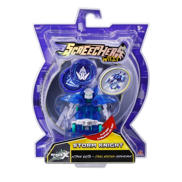 Трансформер Screechers Wild S3 L1 Стормнайт 1:43 EU682101