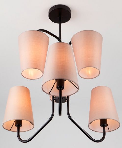 Люстра подвесная Strotskis Loretta 6x40 Вт E14 черный 70060/6 