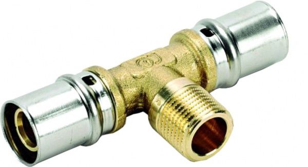 Тройник-пресс наружная Bonomi 16х1/2 Зх16