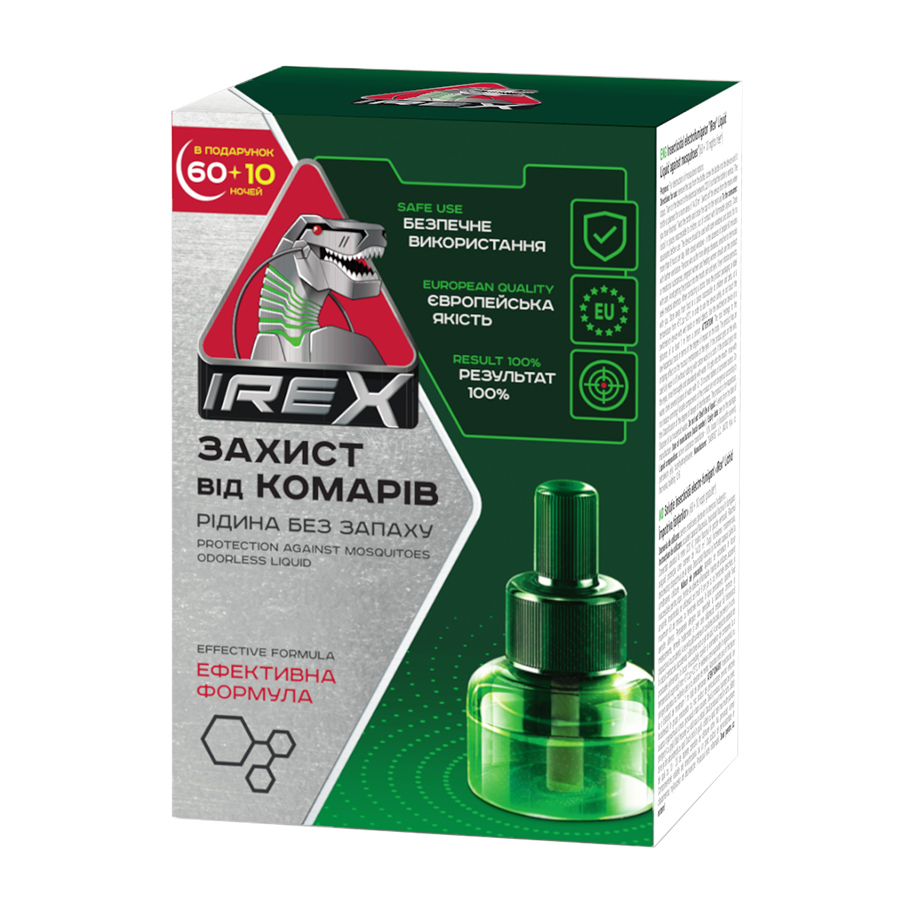 Жидкость IREX от комаров 60+10 ночей