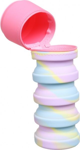 Пенал-тубус Кола 11х6,5/19х6,5 см рожевий