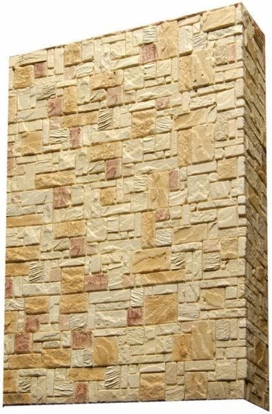 Плитка гипсовая прямая Живой камень Испания 0,4 кв.м 