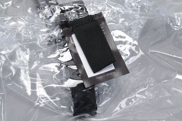 Дождевик Drydope с черной лентой р.140 прозрачный 020-г/д4 