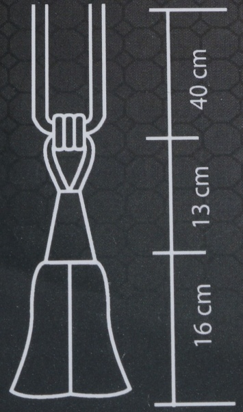 Подхват для штор 2018-51-K-85 кремовый/бирюзовый Majestic