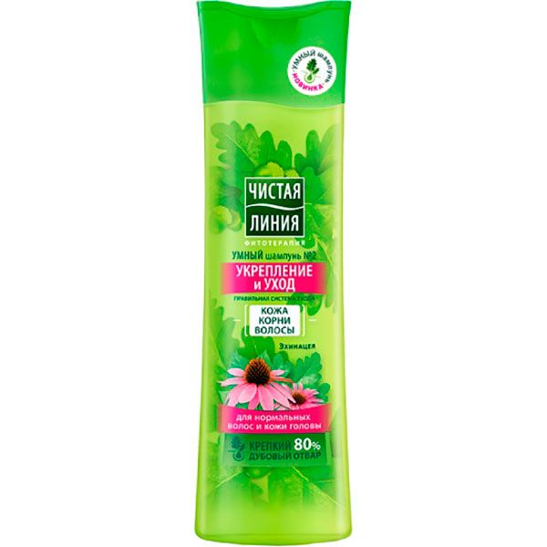 Шампунь Чиста Лінія Зміцнення і догляд 400 мл