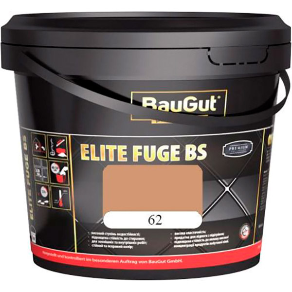 Фуга BauGut Elite BS 62 5 кг светло-коричневый 