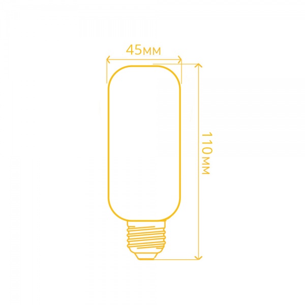 Лампа светодиодная LightMaster Deco LB-569 4 Вт Т45 прозрачная E27 230 В 2200 К 