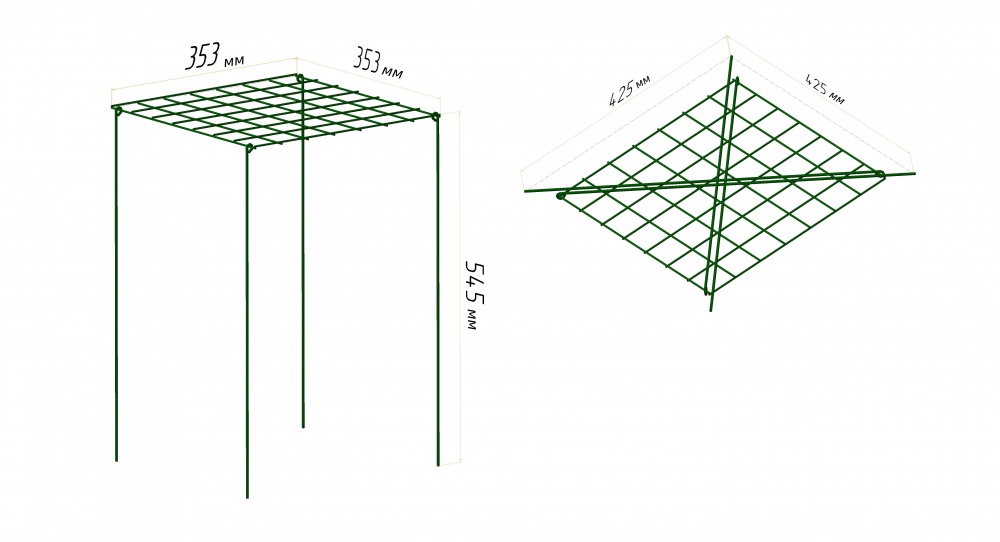 Сетка садовая универсальная с ножками