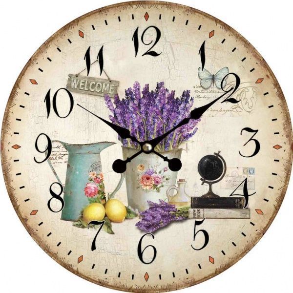 Часы настенные Lavender lime 33,8 см