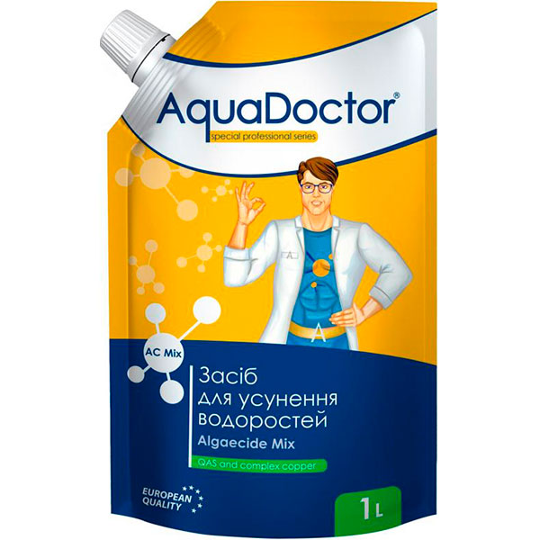Средство против водорослей Альгицид AC MIX 1 л AquaDoctor 