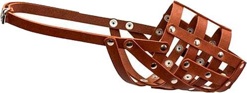 Намордник Collar мягкий (ротвейлер сука, лабрадор) коричневый