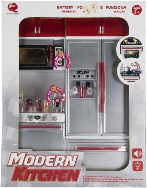 Ігровий набір Qun Feng Toys Сучасна кухня 4 червона 26215