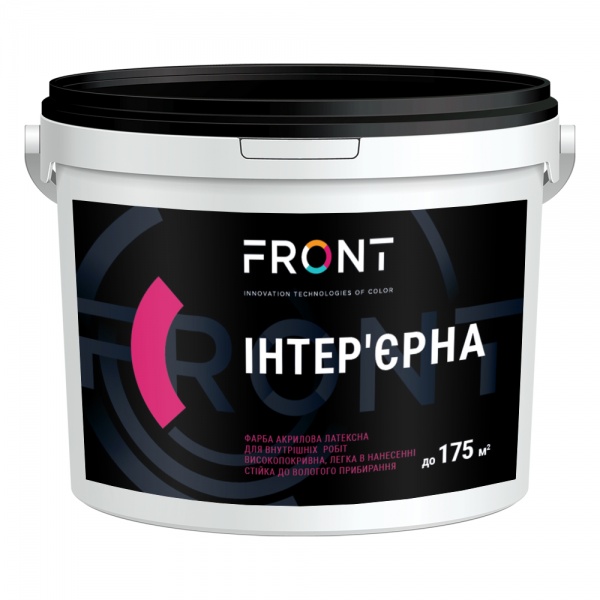 Фарба водоемульсійна Front Інтер'єрна 7кг 